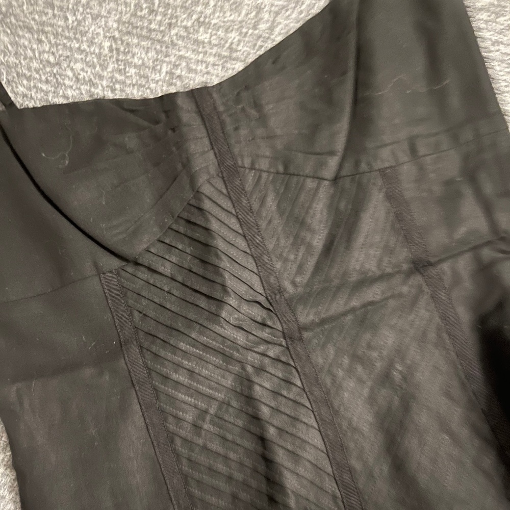 ELIE TAHARI X BERGDORF GOODMAN Black Camisole Hidden Zipper S/P